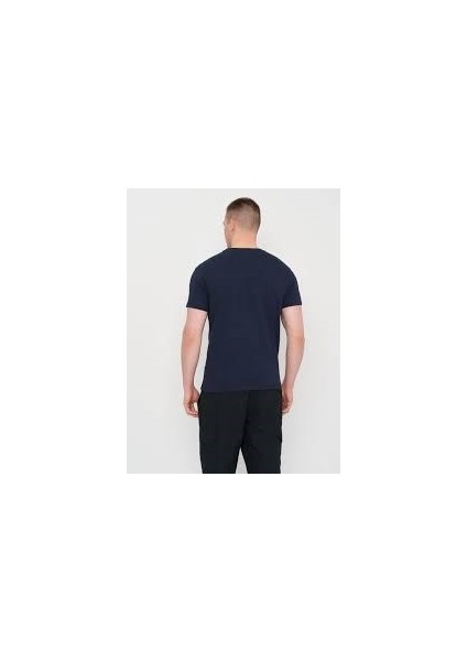 Erkek Glentress - Male Casual Prınted T-Shırt Navy T-Shırt MATOTSTR0059-0021