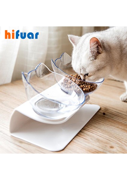 Beyaz Tek Stil Kedi Kase Köpek Kase Kaymaz Çift Standlı Pet Besleme Kedi Su Kasesi Kediler Için Mama Köpekler Için Pet Kaseler Besleyici Ürün Malzemeleri (Yurt Dışından) indirimleri