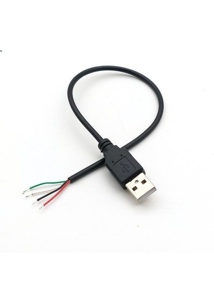 Devre Dünyası Açık Uçlu USB Erkek Kablo 100CM 2 Amper Data Kablosu