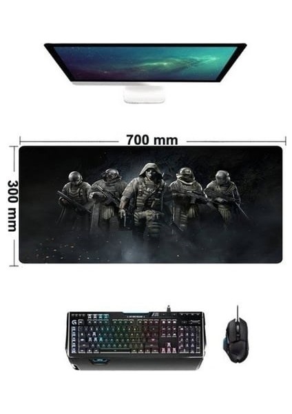 MP-701  Desenli  Gaming Mouse Pad 300 x 700 x 3 mm