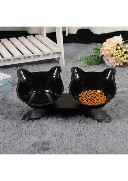Parlak Beyaz Stil Kedi Mama Kaseleri Kedi Su Kasesi Kaymaz Içme Bulaşık Besleyici Aksesuarlar Ürünler Boyun Koruyucu Köpek Çift Kedi Kase Comedero Gato (Yurt Dışından) fırsatları