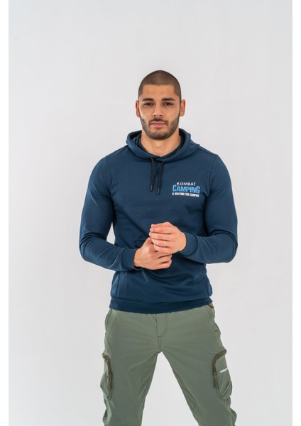 Sweatshırt Kapşonlu - 904 - B16 - Lacivert