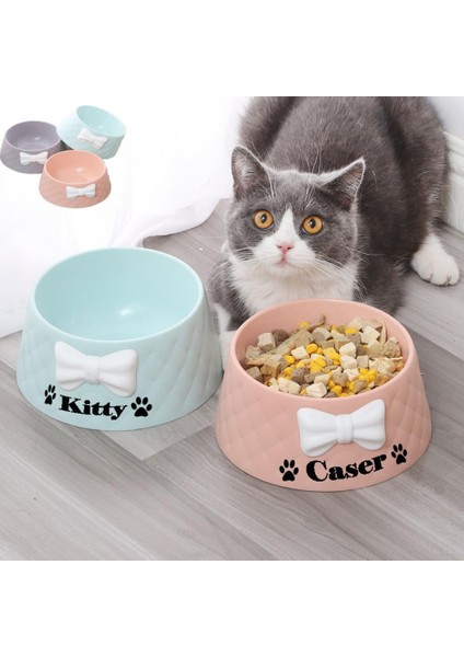Yeşil Stil Kişiselleştirilmiş Pet Köpek Besleme Mama Kaseleri Ücretsiz Özelleştirilmiş Köpek Yavrusu Güzel Bowknot Elmas Desen Sızdırmaz Pet Besleyici Tedarik (Yurt Dışından) modelleri
