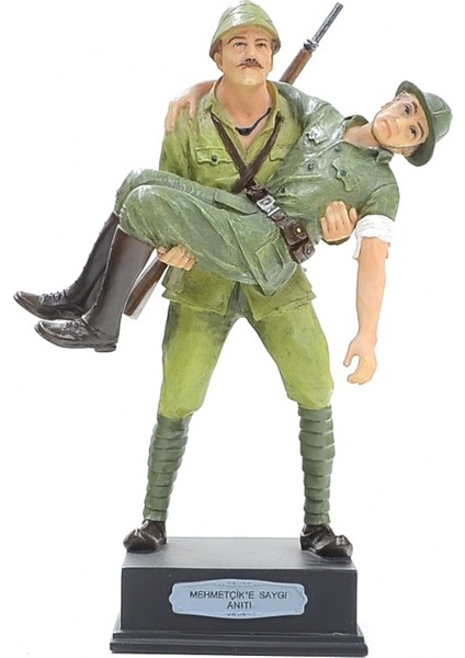 Wıse Mehmetcıge Saygı Anıtı Renkli BİBLO12 cm - TU09433AA