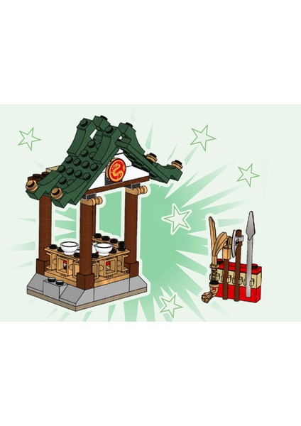 Ninjago Bina Kamelya ve Cephanelik Çay Çaydanlık