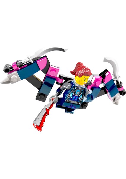Ninjago - Yeni - Kötü Jordana ve Planör Aracı Orijinal Minifigür