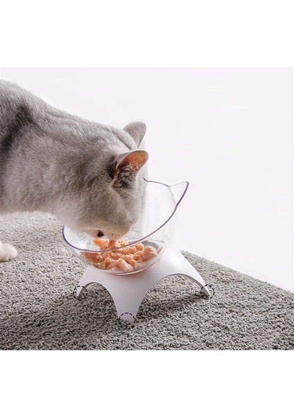 Resim Stili Olarak Yükseltilmiş Standlı Kedi Yükseltilmiş Kase 15 Derece Eğik Tasarım Boyun Koruma Standı Yükseltilmiş Pet Mama Su Besleyici Kase Kedi Küçük Köpek Için (Yurt Dışından) modelleri