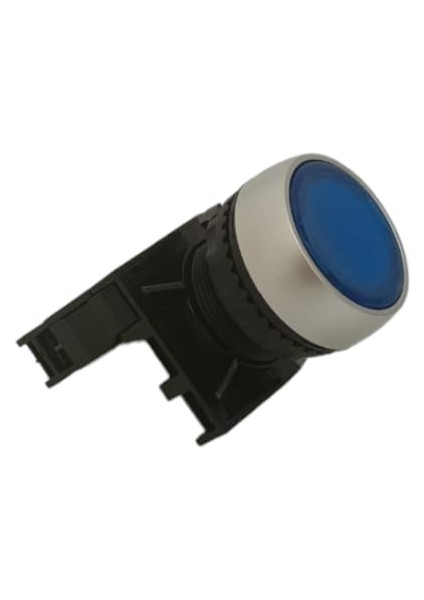 TJ2533-0AM40-J01 / Tj2 Serisi Saten Çerçeveli, Işıklı ve Yaylı Buton Seti, Mavi (1nc, 24 Vac/dc)