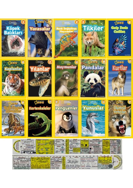 National Geographic Kids 15 Kitap Set - Matematik Öğreten Ayraç
