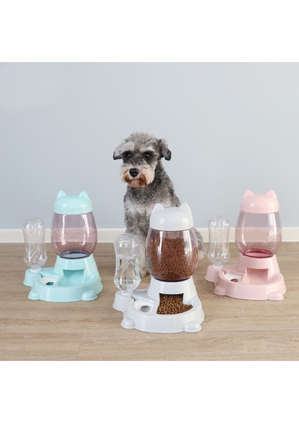 Pembe Tarzı 2.2l Otomatik Pet Kedi ve Köpek Besleyici Köpek Su Içme Kabı Kedi Besleme Besleyici Büyük Kapasiteli Kedi Köpek Dispenseri WJ10 (Yurt Dışından) fırsatları