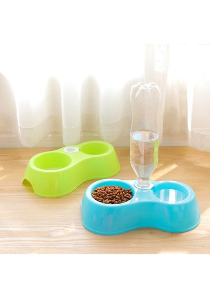 No.1 Tarzı Pet Köpek Kedi Köpekler Için Otomatik Besleme Kasesi Içme Suyu Şişesi Yavru Kedi Kaseleri Yavaş Gıda Besleme Konteyner Malzemeleri (Şişe Değil) (Yurt Dışından) modelleri