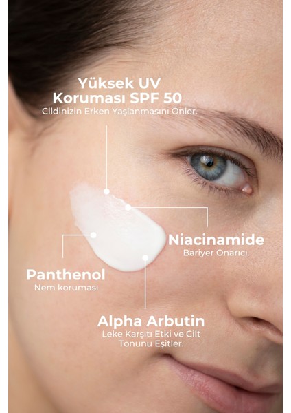 Leke Karşıtı Güneş Kremi SPF50+ Uva Uvb 100 ml