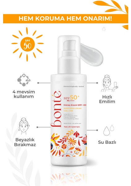 Leke Karşıtı Güneş Kremi SPF50+ Uva Uvb 100 ml
