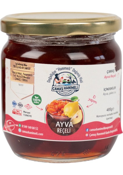 Ayva Reçeli 485 gr modelleri