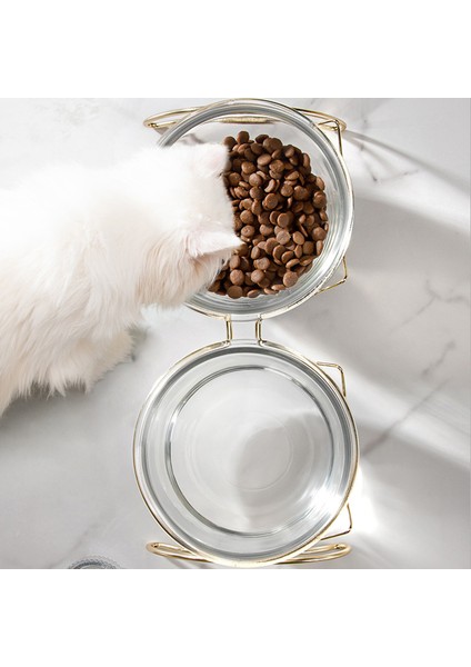 Tek Braket Stili Çift Kedi Kase Şeffaf Çim Köpek Kase Standlı Pet Besleme Su Kasesi Köpek Kediler Için Gıda Pet Besleyici Kaseler (Yurt Dışından) modelleri