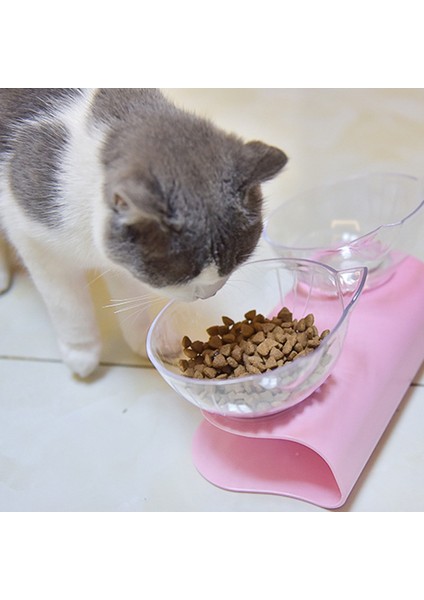 Siyah Tek Stil Kaymaz Çift Kedi Kase Köpek Kase Standlı Pet Besleme Kedi Su Kasesi Kediler Için Mama Köpekler Için Pet Kaseler Besleyici Ürün Malzemeleri (Yurt Dışından) fiyatları