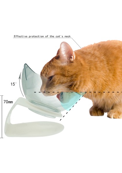 Bir Stil Kediler Için Çift Kedi Kase Su Kase Şeffaf Kaymaz Kedi Mama Kasesi Köpekler Için Kaseler Standlı Pet Besleyici Yeme (Yurt Dışından) modelleri