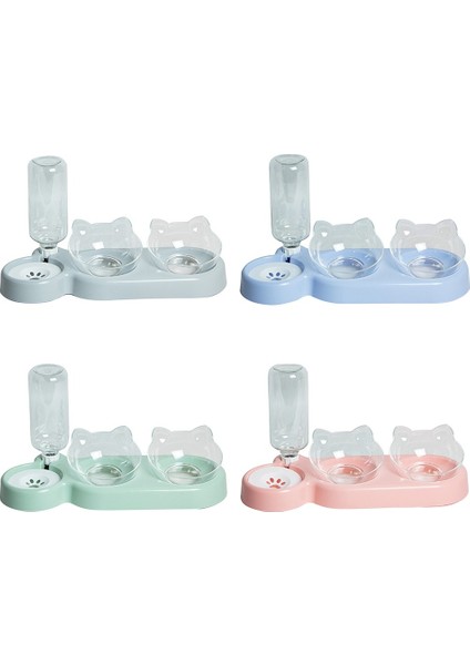 Stil 2d Stili 1 Adet Kedi Maması Kase Otomatik Besleyici Su Sebili Pet Köpek Kedi Maması Konteyner Içme Yükseltilmiş Stand Bulaşık Kasesi Pet Suluk Besleyici (Yurt Dışından) modelleri