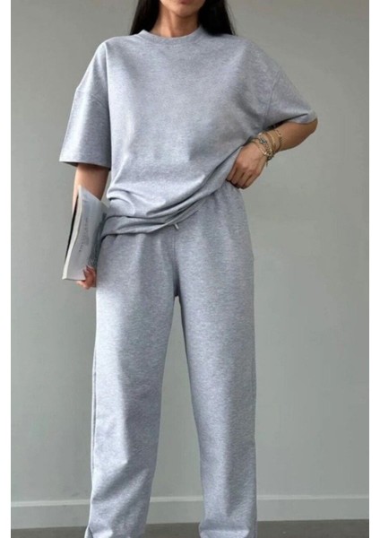 Kadın Bol Kesim Rahat Yazlık Pijama Takımı