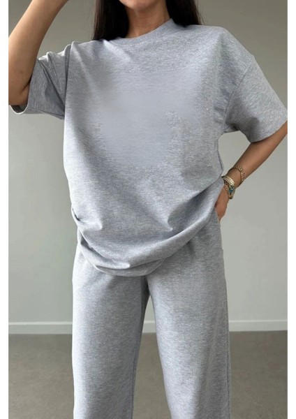 Kadın Bol Kesim Rahat Yazlık Pijama Takımı