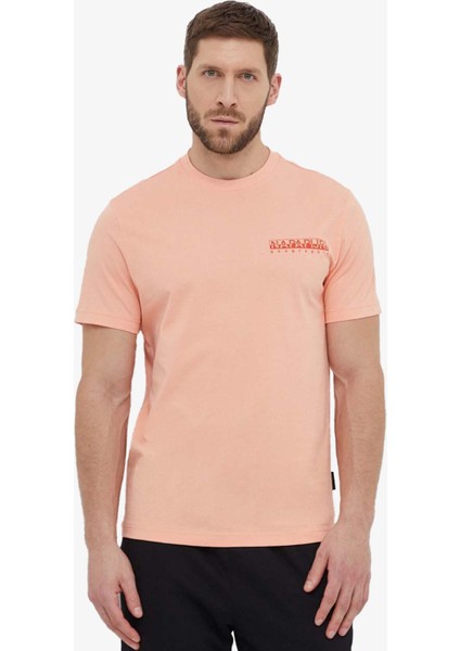 S-Gouın Erkek Pembe T-Shirt NP0A4HTQP1I1