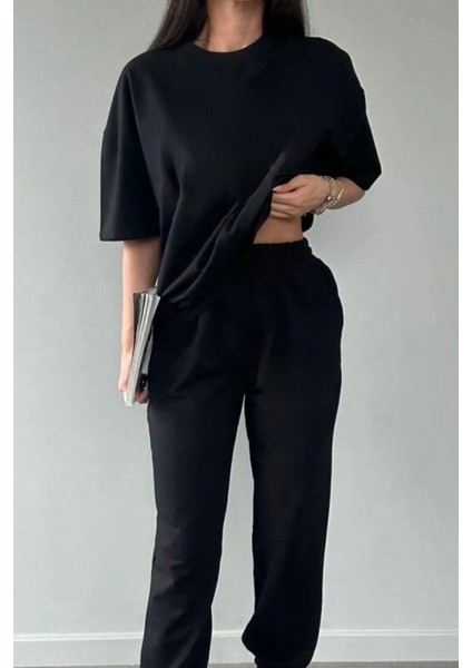 Kadın Bol Kesim Rahat Yazlık Pijama Takımı