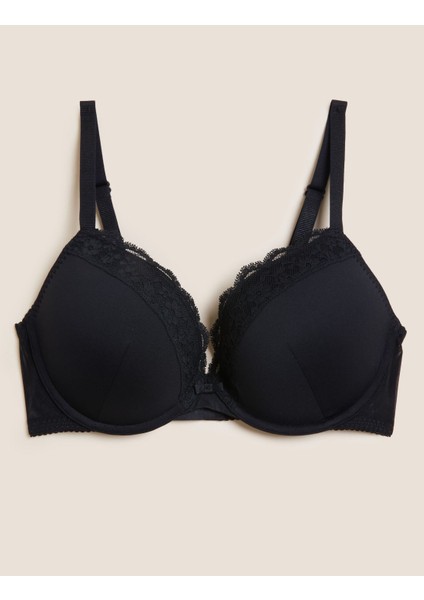 Dantel Detaylı Destekli Push Up Sütyen modelleri