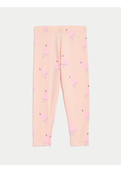 Skinny Fit Desenli Legging Tayt