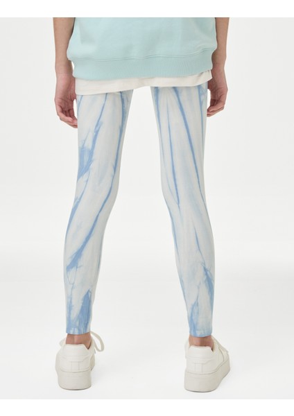 Batik Desenli Legging Tayt