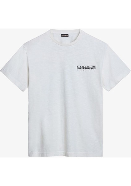 S-Martre Erkek Beyaz T-Shirt NP0A4HQBNR21