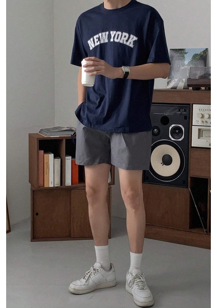 Only Trendwear Erkek New York Baskılı Oversize Tshirt fiyatları