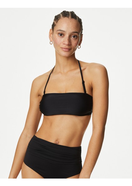 Marks & Spencer Regular Fit Bandeau Bikini Üstü