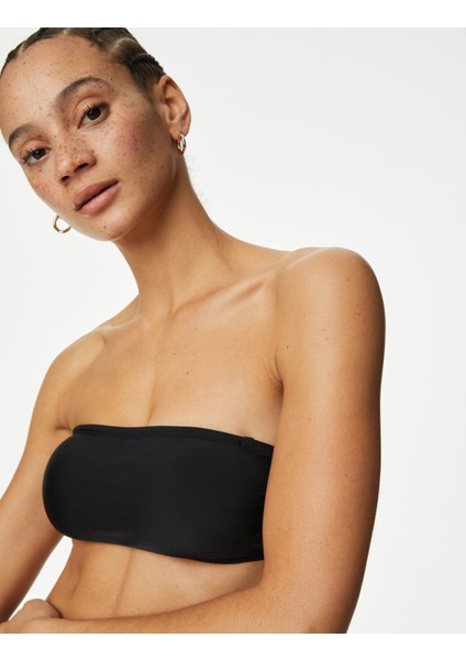 Marks & Spencer Regular Fit Bandeau Bikini Üstü