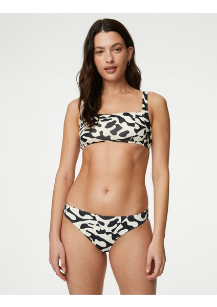 Regular Fit Destekli Bikini Üstü