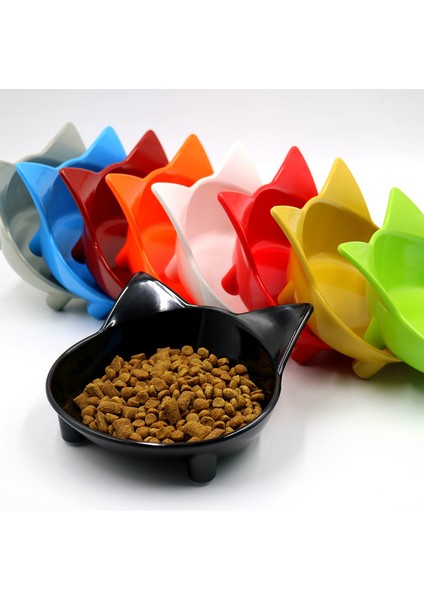 Yeşil Stil 14,5x6,3 cm Yaratıcı Kedi Kaseleri Sevimli Kedi Şeklinde Kaymaz Taşınabilir Gıda Besleme Aracı Evcil Hayvan Besleyici Içme Suyu Açık Seyahat Tek Kase (Yurt Dışından) fiyatları