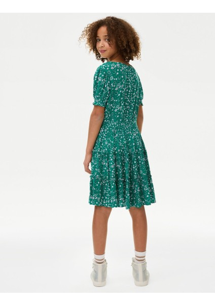 Kısa Kollu Mini Elbise (6-16 Yaş) modelleri