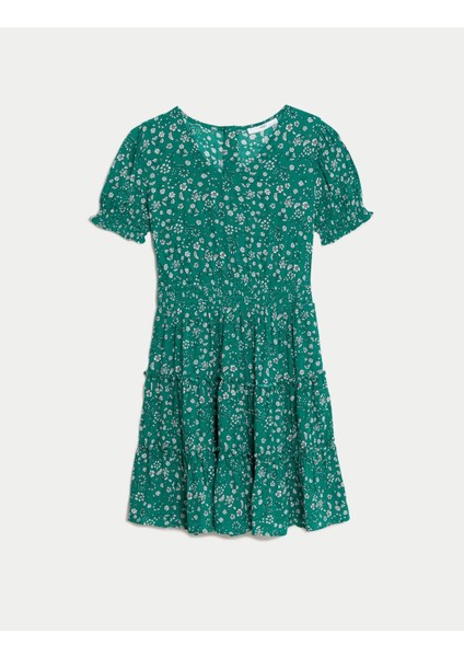 Kısa Kollu Mini Elbise (6-16 Yaş) fırsatları