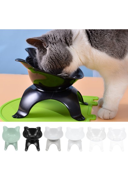 Beyaz Stil Kedi Kase Pet Köpek Kedi Yavaş Besleme Anti-Boğulma Omurga Korumak Su Gıda Kase Koruma Bakım Kase Dayanıklı Çok Fonksiyonlu Kase (Yurt Dışından) modelleri