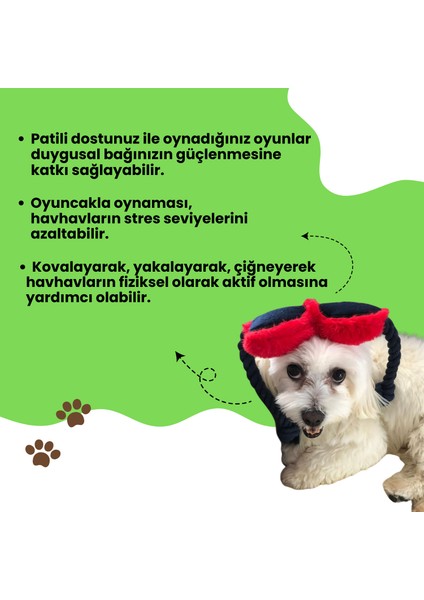 Havgun Gözlük Temalı Köpek Çekiştirme Oyuncağı Dayanıklı Köpek Diş Kaşıma Oyuncakları