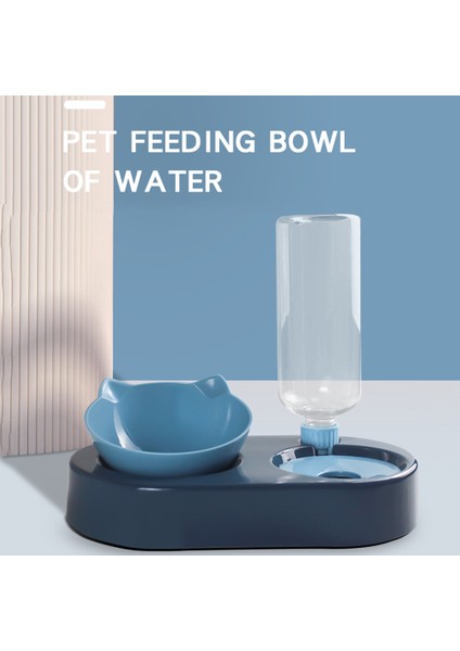 Mavi Stil 27X23X15.5CM Pet Kedi Köpek Besleme Kase Otomatik Depolama Su Duppy Yavru Dağıtıcı Gıda Kase Konteyner Su ile Besleme Gıda Kaseleri (Yurt Dışından) fırsatları