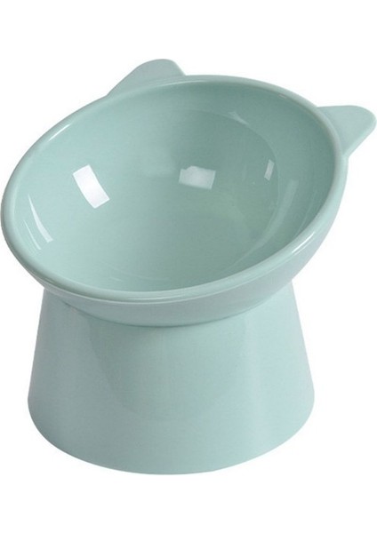 Açık Yeşil Stil Kase Kedi Yüksek Ayak Kedi Besleyici Köpek Kase 45 ° Boyun Koruyucu Evcil Hayvan Maması Su Kase Besleme Fincan Pet Besleyici Kase Kedi Aksesuarları (Yurt Dışından)