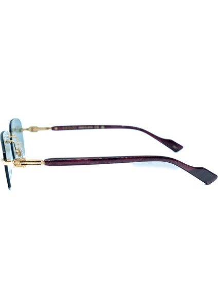GG 1221S 003 56 Unisex Dikdörtgen Gold Metal Güneş Gözlüğü modelleri