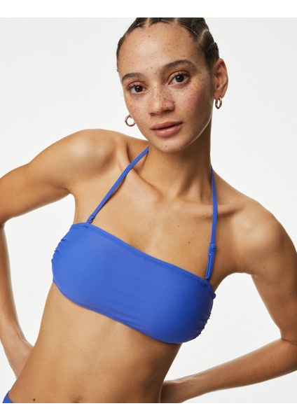 Regular Fit Bandeau Bikini Üstü modelleri
