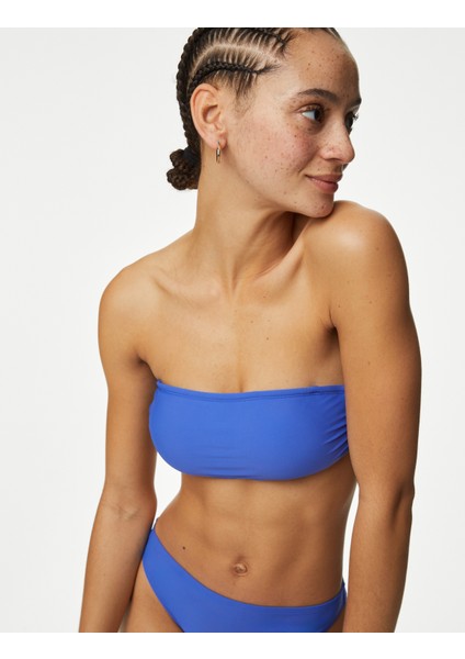 Regular Fit Bandeau Bikini Üstü fırsatları