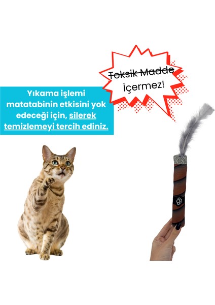 Matatabi Çubuklu Peluş Puro Kedi Oyuncağı Catnip Çubuklu Kedi Oyuncağı