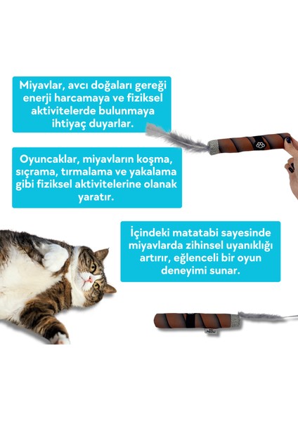 Matatabi Çubuklu Peluş Puro Kedi Oyuncağı Catnip Çubuklu Kedi Oyuncağı