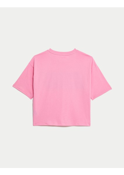 Saf Pamuklu Kısa Kollu T-Shirt (6-16 Yaş) fırsatları