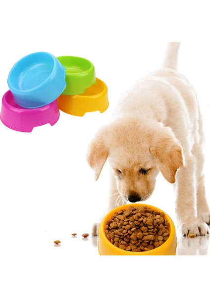 1 Adet Tarzı M Beden Pet Kaseler Şeker Renk Tek Kase Çok Amaçlı Plastik Yuvarlak Şekil Pet Kase Evcil Hayvan Besleme Kaseleri Kediler Köpekler Besleyici (Yurt Dışından) indirimleri