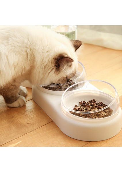 Gri Stil 500ML Pet Kedi Kase Otomatik Besleyici Köpek Kedi Maması Kase Su Çeşmesi ile Kedi Kase Için Çift Kase (Yurt Dışından) fırsatları