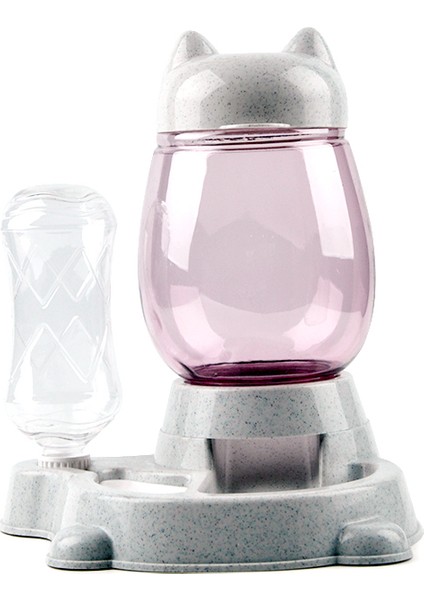 M Gri Tarzı Evcil Hayvan Otomatik Su Besleyici Kedi Köpek Içme Kabı Pet Mama Dispenseri Şişe Için Pratik Kediler ve Besleme Aracı Mascotas Köpekler (Yurt Dışından)